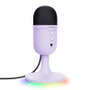 Trust Gaming Micrófono Gaming GXT 234 Yunix USB Lila para Streaming, PC, PS, Mac - Cardioide, RGB, Mute